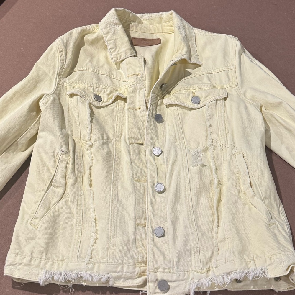 Yellow Denim Jacket